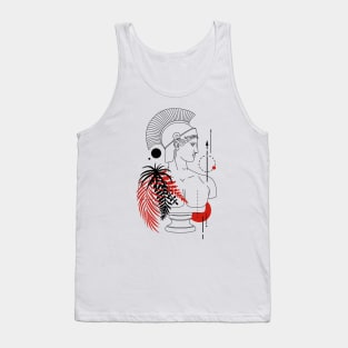 Funny Hipster Greek God Ares Roman God Mars Tank Top